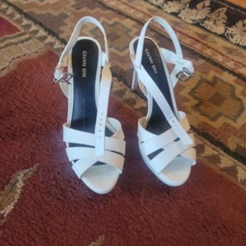 Gianni bini white heels - gianni,